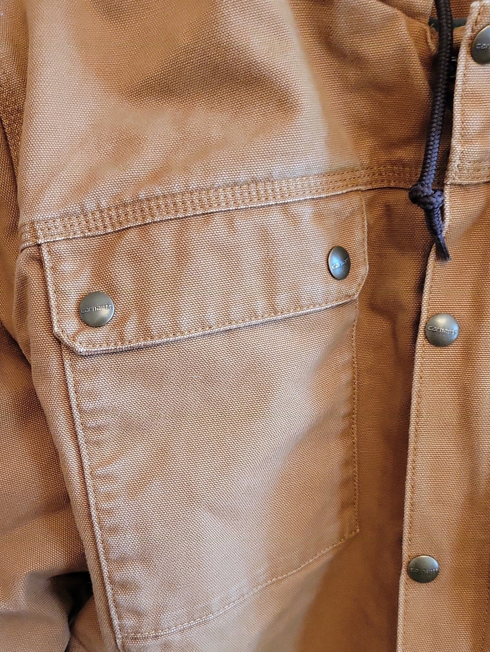 Carhartt Relaxed Fit Washed Duck Utilty Jacket - Picture 4 of 8